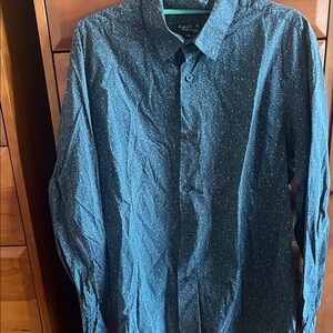 Agnes B Hommes Paris size 46, compares to US XXL. Button down cotton shirt